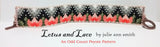 LOTUS AND LACE Bracelet Pattern