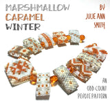 MARSHMALLOW CARAMEL WINTER Carrier Bead Patterns