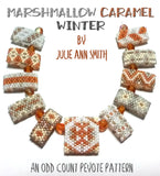 MARSHMALLOW CARAMEL WINTER Carrier Bead Patterns