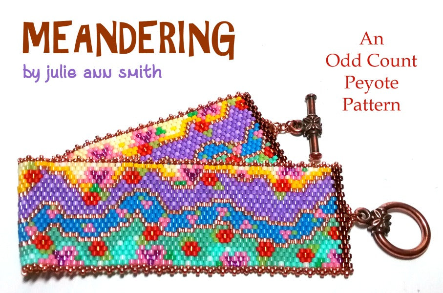 SATURATED COLOR Square Stitch or Loom Bracelet Pattern – Julie Ann Smith