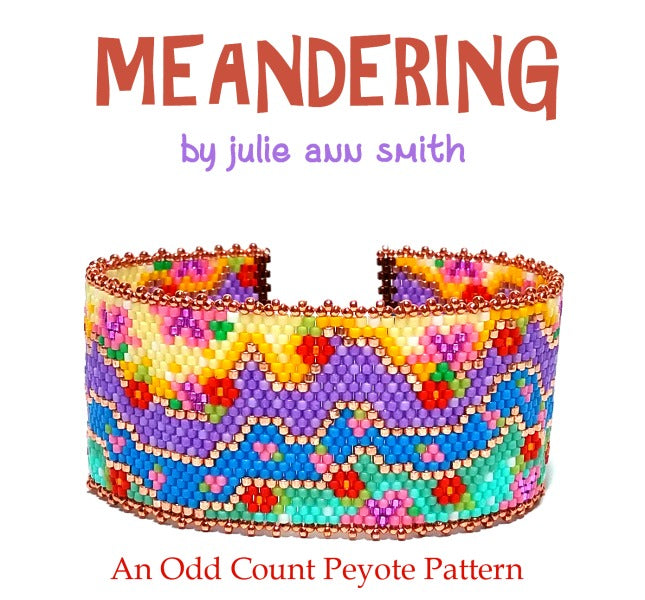 SATURATED COLOR Square Stitch or Loom Bracelet Pattern – Julie Ann Smith