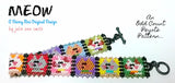 MEOW Skinny Mini Bracelet Pattern