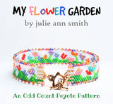 MY FLOWER GARDEN Skinny Mini Bracelet Pattern