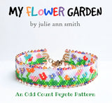 MY FLOWER GARDEN Skinny Mini Bracelet Pattern