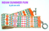 NEON SUMMER FUN Bracelet Pattern