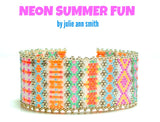 NEON SUMMER FUN Bracelet Pattern