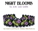 NIGHT BLOOMS Skinny Mini Bracelet Pattern