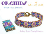 ORCHIDS SLIDER Bracelet Pattern
