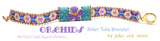 ORCHIDS SLIDER Bracelet Pattern