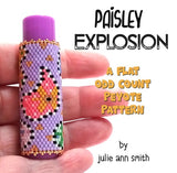 PAISLEY EXPLOSION Lip Balm Cover Pattern