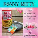 PENNY KITTY Odd Count Peyote Hanger Ornament Pattern