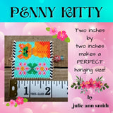 PENNY KITTY Odd Count Peyote Hanger Ornament Pattern