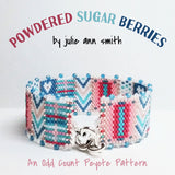POWDERED SUGAR BERRIES Bracelet Pattern
