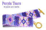 PURPLE TEARS Bracelet Pattern
