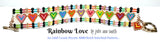 RAINBOW LOVE Bracelet Pattern