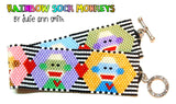 RAINBOW SOCK MONKEYS Bracelet Pattern