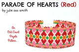 PARADE OF HEARTS Bracelet Pattern