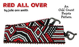 RED ALL OVER Bracelet Pattern