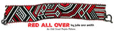 RED ALL OVER Bracelet Pattern