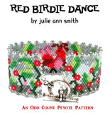 RED BIRDIE DANCE Bracelet Pattern