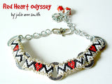 RED HEART ODYESSY Bracelet Pattern