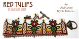 RED TULIPS Bracelet Pattern