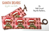 SANTA BEARS Bracelet Pattern