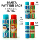 SANTA PATTERN PACK Lip Balm Cover