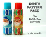 SANTA PATTERN PACK Lip Balm Cover