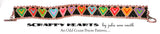 SCRAPPY HEARTS Skinny Mini Bracelet Pattern