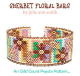 SHERBET FLORAL BARS Bracelet Pattern