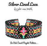 SILVER LINED LACE Bracelet Pattern