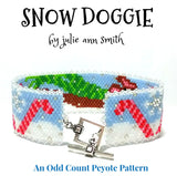 SNOW DOGGIE Bracelet Pattern