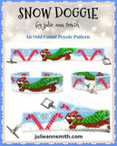 SNOW DOGGIE Bracelet Pattern