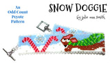 SNOW DOGGIE Bracelet Pattern