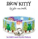 SNOW KITTY Bracelet Pattern