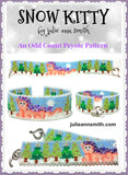 SNOW KITTY Bracelet Pattern