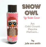 SNOW OWL Lip Balm Cover Pattern