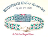 SNOWMAN Slider Bracelet Pattern