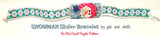 SNOWMAN Slider Bracelet Pattern