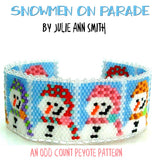 SNOWMEN ON PARADE Bracelet Pattern
