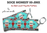 SOCK MONKEY HI-JINX Bracelet Pattern