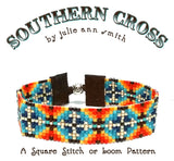 SOUTHERN CROSS Square Stitch or Loom Bracelet Pattern