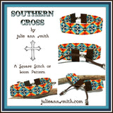SOUTHERN CROSS Square Stitch or Loom Bracelet Pattern