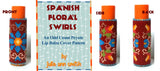 SPANISH FLORAL SWIRLS Lip Balm Cover Pattern