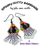 SPOOKY KITTIES Bracelet and Earring Pattern