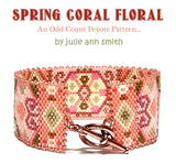 SPRING CORAL FLORAL Bracelet Pattern
