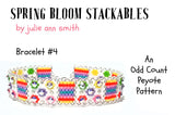 SPRING BLOOM STACKABLES Bracelet Pattern