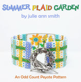 SUMMER PLAID GARDEN Bracelet Pattern