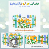 SUMMER PLAID GARDEN Bracelet Pattern